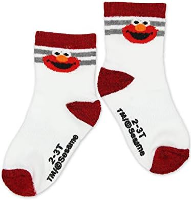 Susam Sokağı Elmo Erkek Kız Çoklu Paket Mürettebat Çorapları (Bebek/Yürümeye Başlayan Çocuk)