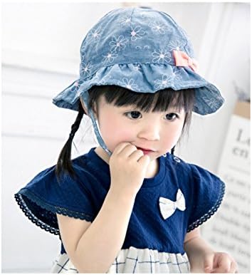 MZLIU Kızlar Toddler Sevimli Güneş Şapkaları Bebek Kovboy Pamuk 0-4 T