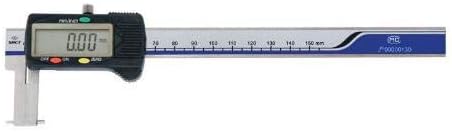 Ark şeklindeki İç Oluk için MeterTo Dijital Kumpas, 30-300mm, ±0.07 mm, L:410mm, a:50mm, b:3mm, c:10mm, d:16mm, e: 5mm