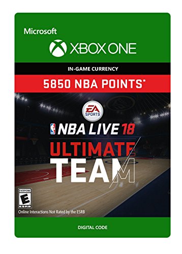 NBA LİVE 18: NBA UT 5850 Puan Paketi-Xbox One [Dijital Kod]