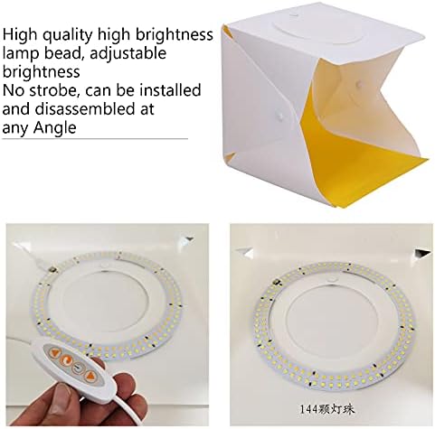 Talany Fotoğrafçılık Softbox ışık kutusu, Ürün Reklamverenleri için LED ışık Yumuşak Kutu Profesyonel Plastik