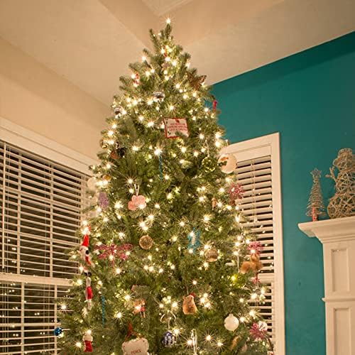 Noel ışıkları, temizle dış mekan ışıkları, beyaz tel 150-count ışıkları 120 V UL sertifikalı akkor Mini dize ışık, bağlanabilir