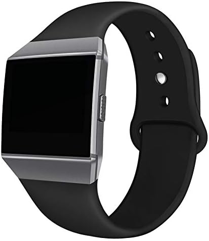 NAHAI Fitbit İyonik Bantları ile Uyumlu, yumuşak Silikon Yedek Kayış Aksesuarları Fitbit İyonik akıllı saat için Nefes Bilekliği,