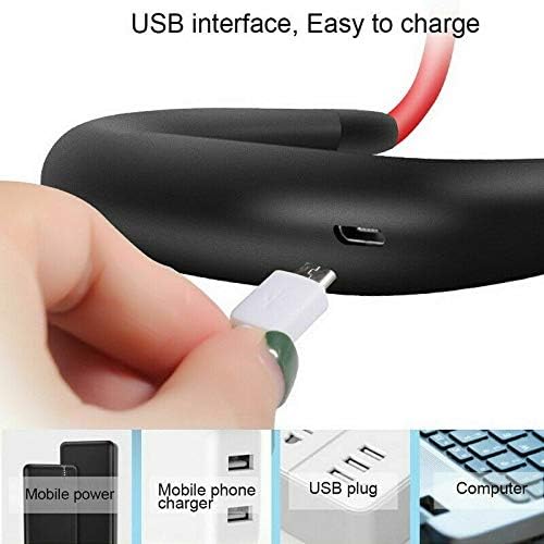 Taşınabilir USB Şarj Edilebilir Boyun Bandı Boyun Asılı Spor Stil Soğutma Mini Fan (Beyaz)