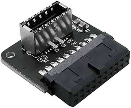 ZRM & E PH73A Anakart USB3. 0 19pin / 20pin Tip-E 90 Derece Adaptör Ön Tip C Fiş Bağlantı Noktası Ön Panel Başlık Montaj Adaptörü