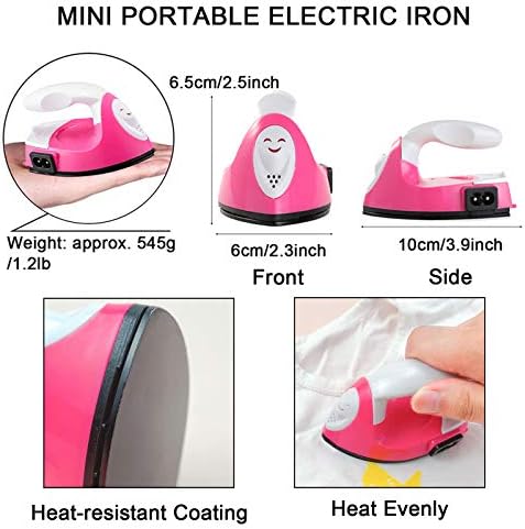 Taşınabilir Mini elektrikli demir giysi için DIY-Mini buhar zanaat demir Mini ısı basın makinesi için T shirt ayakkabı ve şapka