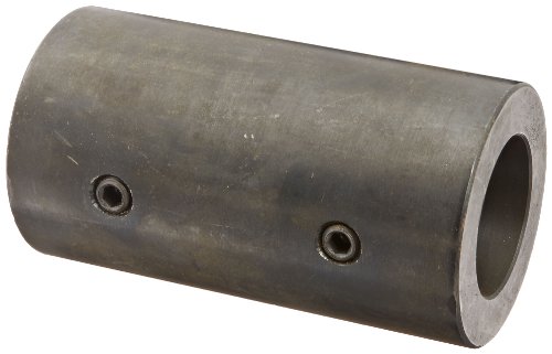 Doruk Kısmı RC-150 Yumuşak Çelik, Siyah Oksit Kaplama Sert Kaplin, 1 1/2 inç delik, 2 1/2 inç OD, 4 1/2 inç Uzunluk, 3/8-16