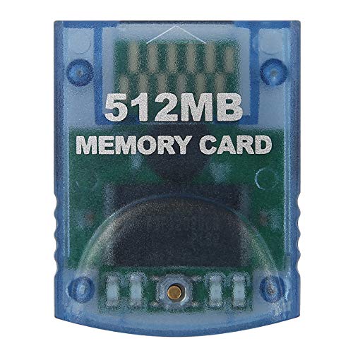 HDE Hafıza Kartı için Nintendo GameCube 512 MB (8192 Blokları) için Nintendo GameCube veya Wii Konsolları (Temizle)