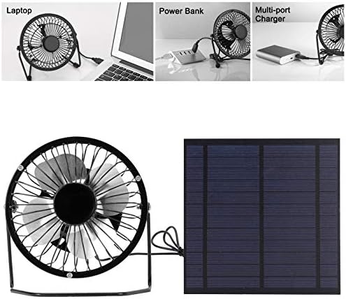 5 W 6 V GÜNEŞ PANELİ Powered Fan, Mini GÜNEŞ PANELİ ile Taşınabilir Soğutma Fanı Fotovoltaik GÜNEŞ PANELİ Sera Havalandırma