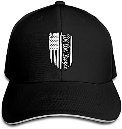 Insanlar Vintage ABD beyzbol şapkası Bağımsızlık Günü Kap Ayarlanabilir Sandviç Kap Sandviç Kap Baba Şapka Açık Şapka