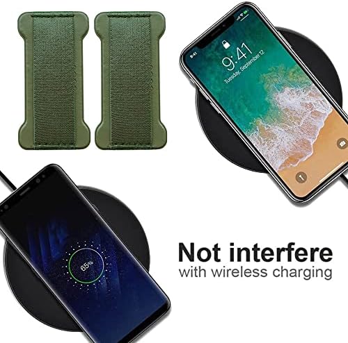 WUOJİ Telefon Tutacağı Cihazı sadece bir Parmakla Tutar-iPhone ve Mini Tablet için Ultra İnce Cep Dostu Parmak Kayışı-Mesajlaşma,