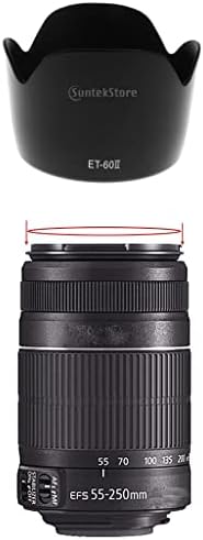 Shiwaki Lens Hood için EF 75-300mmf / 4-5.6 III USM Lens EF-S 55-250mm ET-60II olduğunu