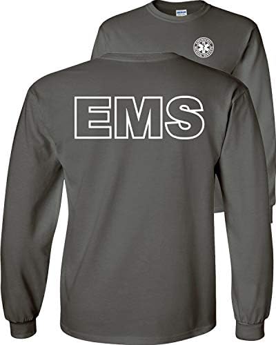 Adil oyun acil sağlık hizmetleri EMS uzun kollu T-Shirt yetişkin Unisex
