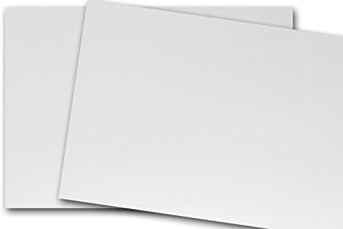 Boş Klasik Crest 4x6 Kart Stoğu-50 Paket (50 Paket, 100 Geri Dönüştürülmüş Parlak Beyaz-110 lb)