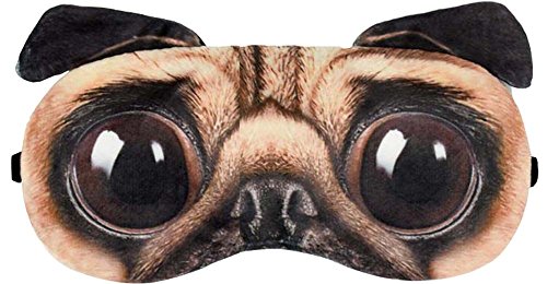 Uyku Maskesi Göz Kapağı Garip Köpek İfadesi