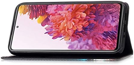 Samsung Galaxy S20 FE 5G Durumda, SATURCASE Güzel PU Deri Flip Mıknatıs Cüzdan Standı Kart Yuvaları Koruyucu Kılıf Kapak için