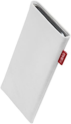 Sony Xperia Z5 Premium için fitBAG Rock Beyaz Özel Özel Kılıf. Ekran Temizliği için Entegre Mikrofiber Astarlı İnce Takım Elbise