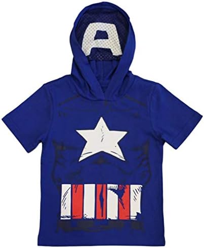Marvel Avengers Maskeli Küçük Erkek Kapüşonlu Tişört