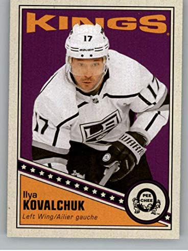2019-20 O-Pee-Chee Retro Hokey 384 Ilya Kovalchuk Los Angeles Kings Üst Güverte Opc'den Resmi NHL Ticaret Kartı
