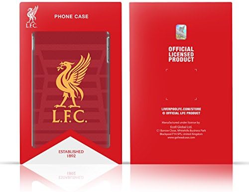 Kafa Durumda Tasarımları Resmi Lisanslı Liverpool Futbol Kulübü Altın Kırmızı Kiti Karaciğer Kuş Deri Kitap Cüzdan Kılıf Kapak