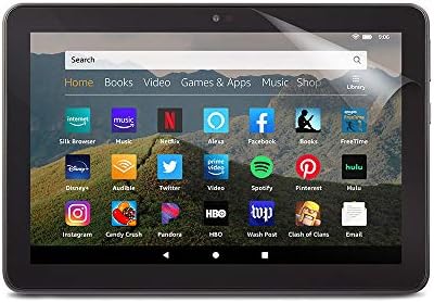 NuPro Clear Ekran Koruyucu için Yangın HD 8 tablet ve Yangın HD 8 Artı tablet (10th nesil, 2020 yayın), 2-pack