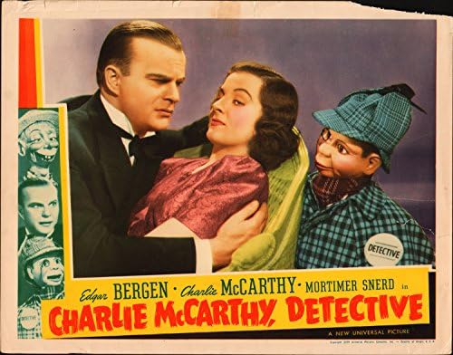 Charlie McCarthy Dedektif Orijinal Lobi Kartı