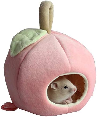 XDYFF Hamster Küçük Hayvan Yatak ve Hideouts, kış Asılı Meyve Evi Hamak Sıcak Yatak Yuva Aksesuarları için Hamster Kobay Kirpi