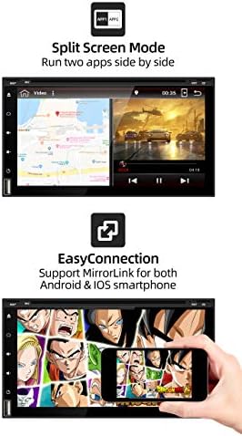2 din Android 7.1 2G 32G Wifi Modeli 4 Çekirdekli 6.95 Evrensel araba DVD CD çalar Stereo Navigasyon desteği OBD2/DBA/Subwoofer/TPMS/Ayna