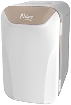 NXONE Mini Buzdolabı, İçecek, Yiyecek, Ev, Ofis ve Araba için Taşınabilir Soğutucu ve Isıtıcı Buzdolapları, Beyaz