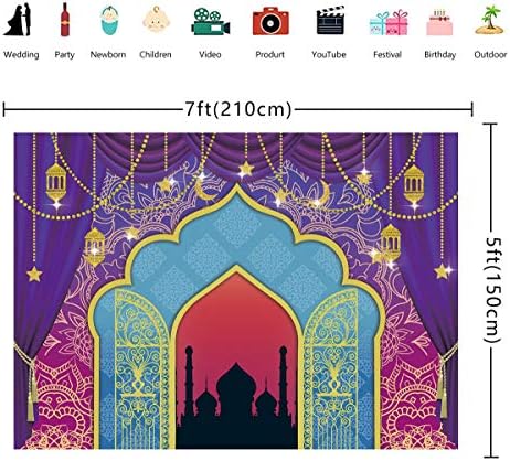 Sihirli Genie Tema Fotoğraf Arka Plan Arap Fas Gece Hint Prenses Tatlı Doğum Günü Partisi Süslemeleri Malzemeleri