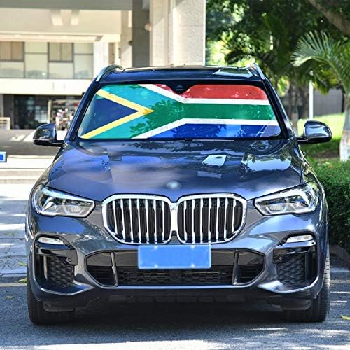 MiAnMiAn Araba Güneş Tonları Güney Afrika Bayrağı araç ön camı Güneş Gölge-araba güneşliği Güneşlik Koruyucu Katlanabilir Güneş