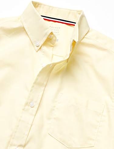 Fransız Tost Erkek Kısa Kollu Oxford Elbise Gömlek (Standart ve Husky)