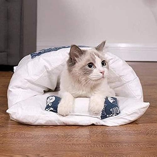NBSXR-Movable Kış Sıcak Kedi Evi Küçük Pet Yatak, Kış Sıcak Kedi Evi Küçük Pet Yatak, kaymaz Pet Mağara ile Fermuar, sıcak