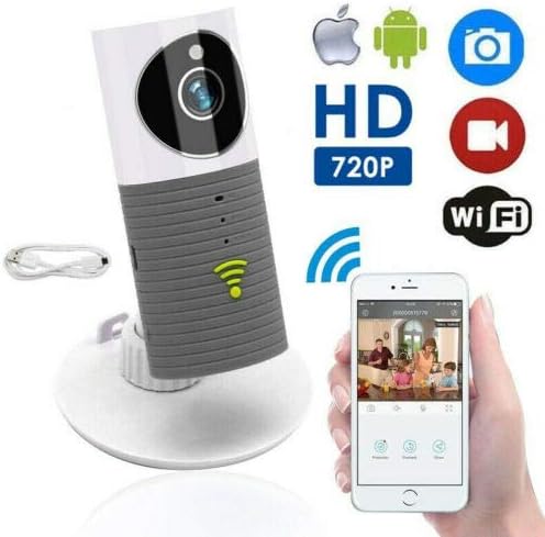 Kablosuz Güvenlik Kamerası, Ev 720P HD Ağ Güvenlik Gözetleme Ev İzleme, Gece Görüş WiFi Bebek Monitörü IP Kamera, Kapalı Uzaktan