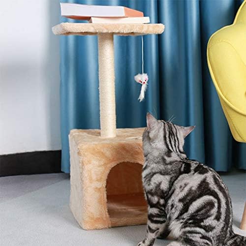 BİBOKAOKE Kedi Kulesi Kedi Oyun Evi Kedi Aktivite Ağacı Daire Tırmalama sisal Sütun Kedi Ağacı Kedi Kumu Kitty Kumu kedi Tırmalama