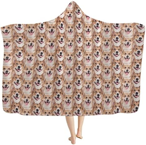 Renewold Giyilebilir Kapşonlu Battaniye, Bulanık Atmak Battaniye Giyilebilir Battaniye Yatak