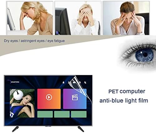 KELUNIS TV Ekran Koruyucu, 32-75 İnç Anti Mavi ışık Parlama Önleyici Çizilmez Film Gözlerinizi Keskin, Sony, Samsung, Hisense,