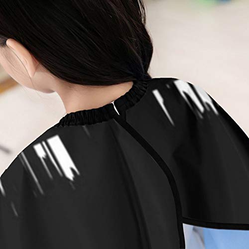 Amerikan Bayrağı BlackKids ' Saç Kesimi Berber Pelerin Su Dayanıklı Salon Saç Kesimi Elbise ile Erkek Kız için Ayarlanabilir