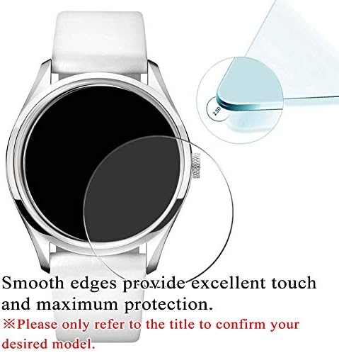 [3 Paket] Synvy Temperli Cam Ekran Koruyucu, CASİO Klasik LX610-4A2V 9 H Film Smartwatch akıllı saat Koruyucuları ile Uyumlu