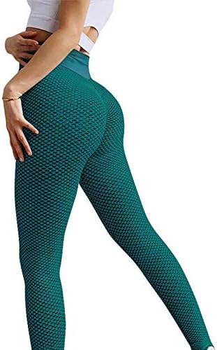 XXBR Yüksek Belli Yoga Pantolon, kadın Kabarcık Kalça Popo Kaldırma Anti Selülit Tayt Egzersiz Karın Kontrol Yoga Tayt