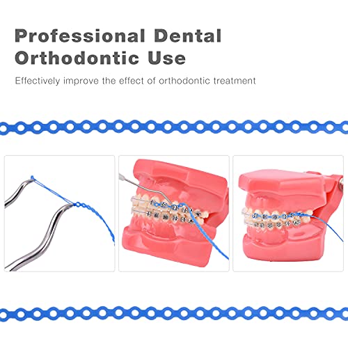 Ortodontik Elastik Lastik Bantlar, Diş Telleri Güç Zincirleri için Diş Lastik Zincirleri