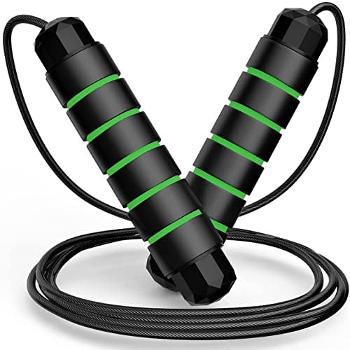 Atlama İpi-Arapsaçı-Ücretsiz Hızlı Hızlı Atlama İpi Kablosu ile Rulmanlar, Ayarlanabilir Atlama Halatlar ile 6 Bellek Köpük