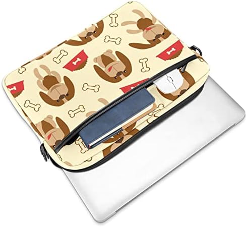 Güzel Küçük Köpek Kemik Köpek Maması Laptop omuz askılı çanta Kılıf Kol 13.4 İnç 14.5 İnç Dizüstü laptop çantası Dizüstü Evrak