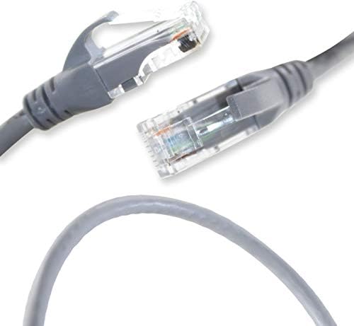 Snagless RJ45 Konnektörlü DynaCable Ağır Hizmet Tipi Cat6 Ethernet Bakır Kablo/2 Paket / 50FT, 24 AWG 550MHz, UL Listeli, Hızlı