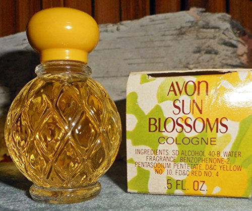 Avon Güneş Kadınlar için çiçek açar .5oz Klasik Yuvarlak Minyatür Sürahi