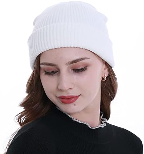 MaxNova Hımbıl Bere Şapka Kış Örme Kapaklar Yumuşak Sıcak Kayak Şapka Unisex