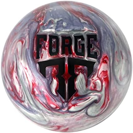 Motiv Demir Forge Bowling Topu-Gümüş / Gri / Kırmızı-16lbs