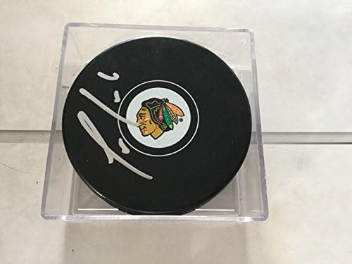 Trevor Daley İmzalı Chicago Blackhawks Hokey Diski İmzalı NHL c-İmzalı NHL Diskleri