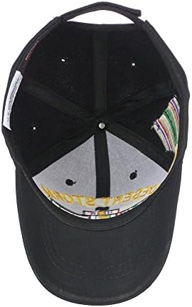 ABD Warriors Yüksek Çözünürlüklü Nakış Çöl Fırtınası Veteran Resmi Lisanslı beyzbol şapkası Şapka Siyah