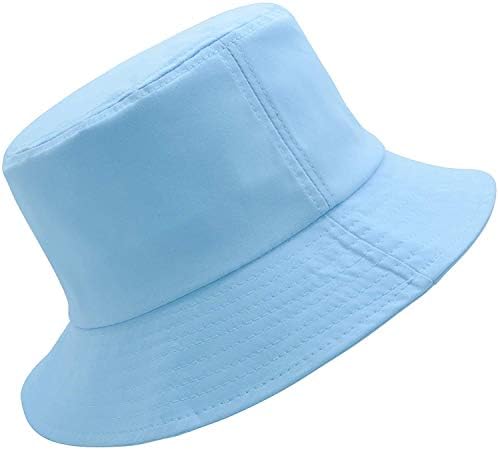 Kova şapka %100 pamuk Packable yaz seyahat plaj güneş şapka açık kap Unisex